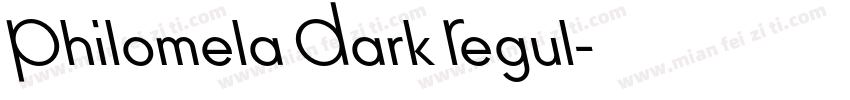 Philomela Dark Regul字体转换